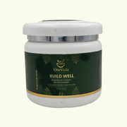 OneVeda Build Well – Ayurvedic Weight Gain Mushroom Powder, 100% Plant-Based | 15 Ayurvedic Herbs | Safe for Daily Use